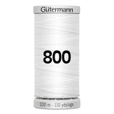 Gutermann super sterk naaigaren | 100m | 800 wit naaigaren GM - 100 - SS - M782 - 800 - WIT 4008015604172
